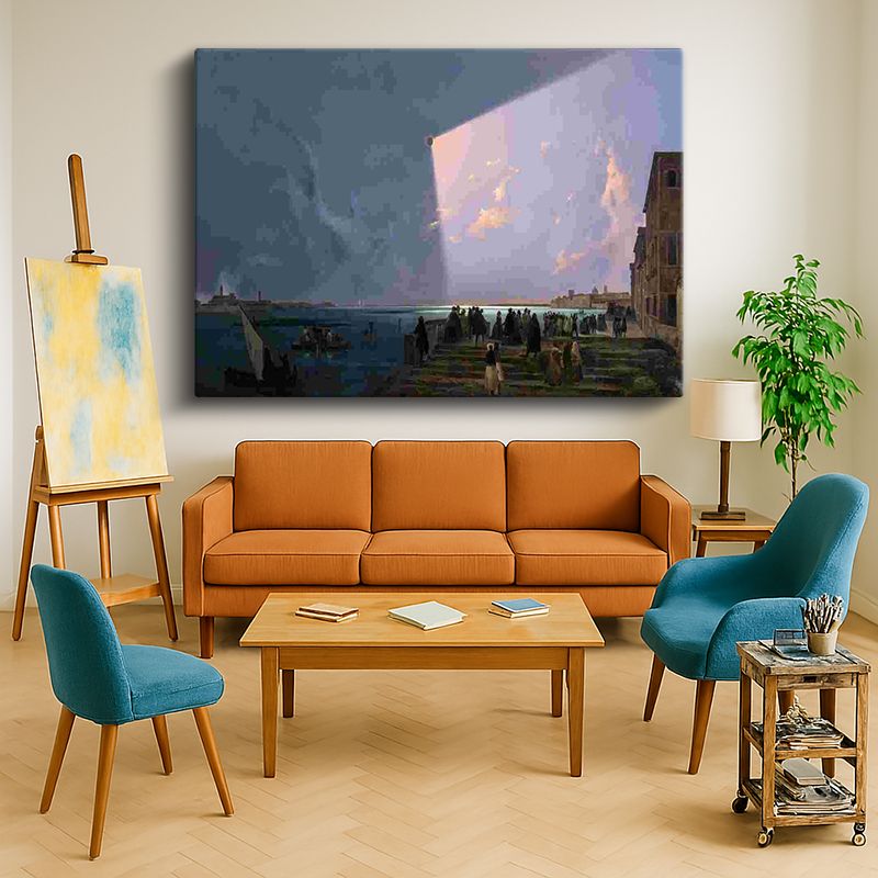 Ressam Kanvas Tablo 483